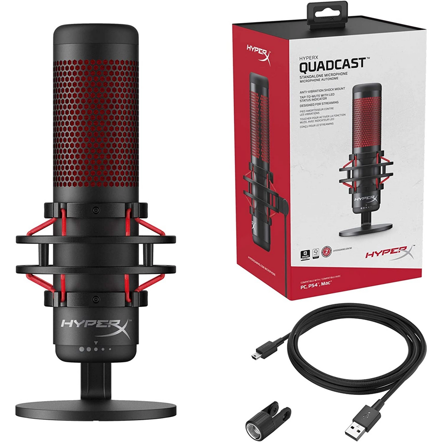 HyperX QuadCast Standalone Microphone